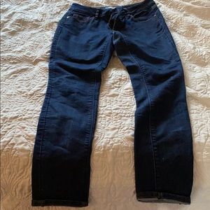 Dark wash loft jeans